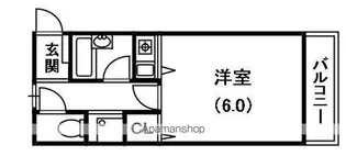 シャンブルⅡ【2階】の間取り
