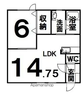ケイズ・ステーブル【1階】の間取り