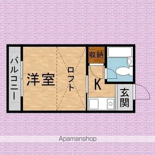 東北ハイム【2階】の間取り