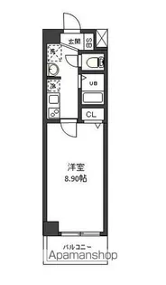 コンフィアンサ等々力【3階】の間取り
