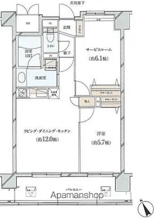 AVENUE静岡茶町【403号室】の間取り