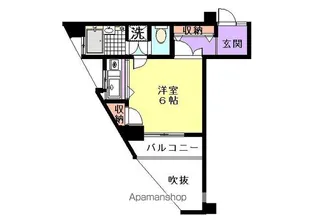 ライオネス富松【203号室】の間取り