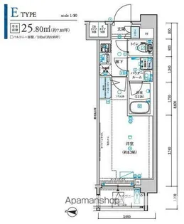 メインステージ森下駅前【5階】の間取り