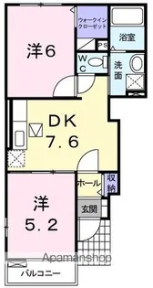 ポートサイドヴィラA【1階】の間取り