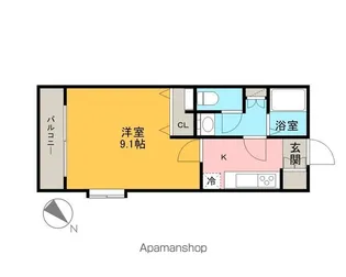 リビングステージ広瀬川【5階】の間取り