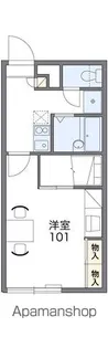 レオパレスライラックハウス【204号室】の間取り