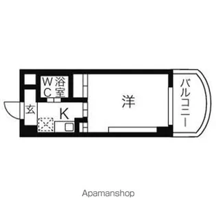 岩井橋ロイヤルハイツ【6L号室】の間取り