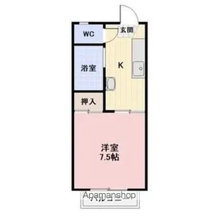 フレグランスエスポワールY・S【1階】の間取り