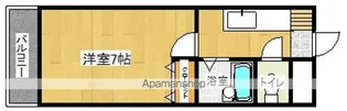 シャトー太宰府【206号室】の間取り