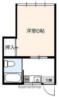 レジデンス銀河【202号室】の間取り