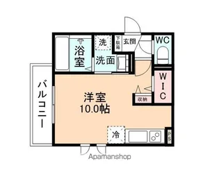 PROGRESS永楽【205号室】の間取り