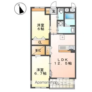 LA MAISON DU RVE (ラ・メゾン・デュ・レーヴ)【5階】の間取り