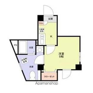 ブルーライトヨコハマ【1階】の間取り