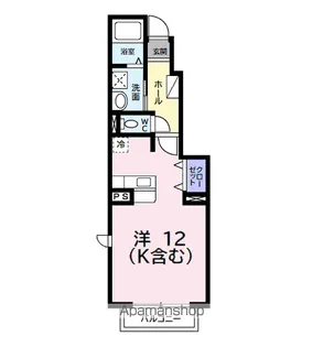 アヴェニール ロジュマン【1階】の間取り