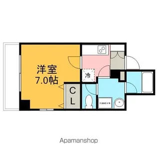 アクティ♪白鳥【3階】の間取り