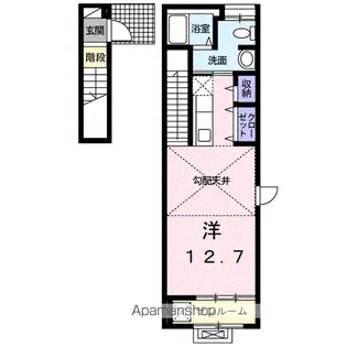 クリーン・カーサ東島【2階】の間取り