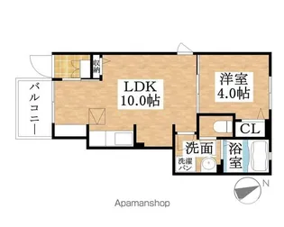 ヴィラ フレスカⅡ【1階】の間取り