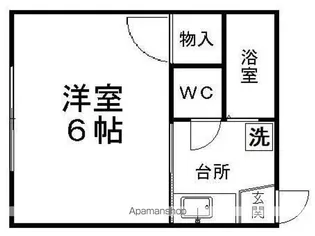 ハイツ光【103号室】の間取り