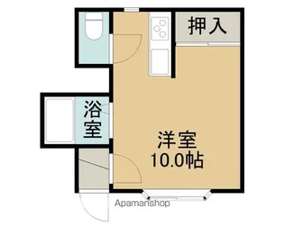 パークヒル高丘(パークヒルタカオカ)【202号室】の間取り
