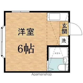 メイプル多摩【201号室】の間取り