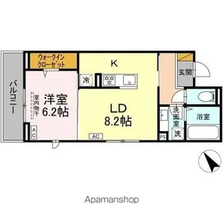 CRADLE【2階】の間取り
