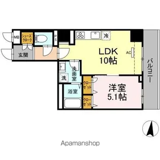 GRAND SOLEIL【3階】の間取り