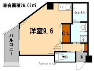 アンシャンテⅡ【1階】の間取り