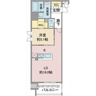 Sunny Grace本郷【5階】の間取り