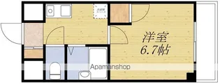 コスモハイツ【1階】の間取り