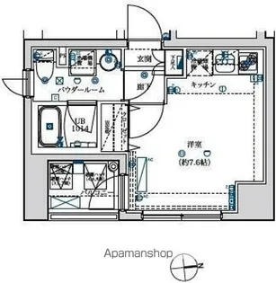 フェルクルールプレスト目白【5階】の間取り