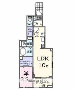 GRACE NATORI【1階】の間取り