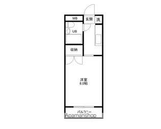第二ビューハイツ兄山【7階】の間取り