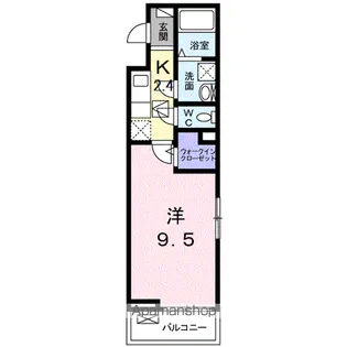 イリオス上町【1階】の間取り
