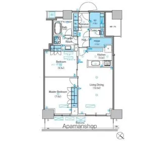 パークアクシス豊洲キャナル【3階】の間取り