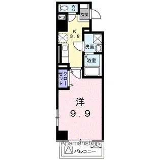 プラシードK さくら【5階】の間取り