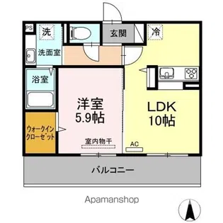 epi和白丘【2階】の間取り