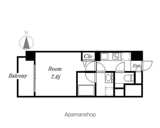 レジデンス東別院スクエア(旧ヴィークブライト名古屋東別院)【9階】の間取り