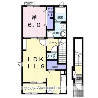 セルバ・セレッソ【2階】の間取り