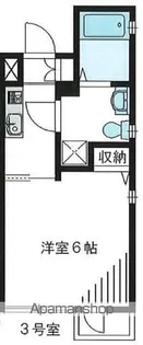 レジデンス花公園【203号室】の間取り