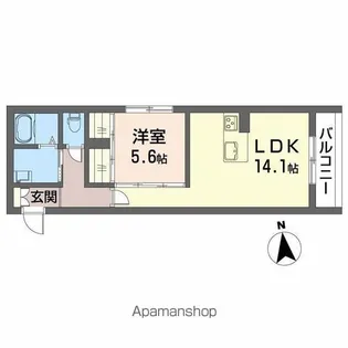 ほたる川【1階】の間取り