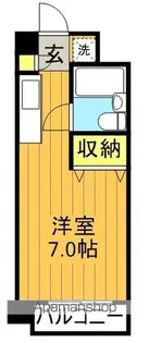 メゾンドプリューム【610号室】の間取り