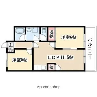 中町田ビル【3階】の間取り