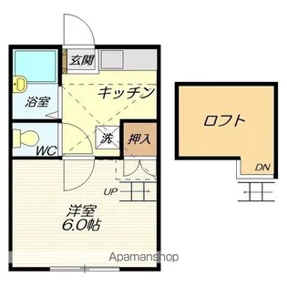 名画館【303号室】の間取り