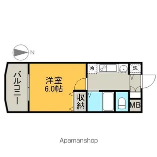 プレサンス泉アーバンゲート【405号室】の間取り