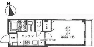 GRANDE V【202号室号室】の間取り