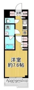 ルーブル武蔵中原参番館【1階】の間取り