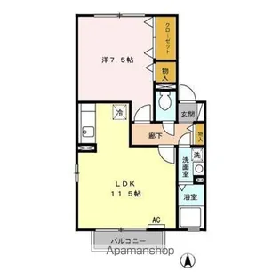 ドミール六条【2階】の間取り