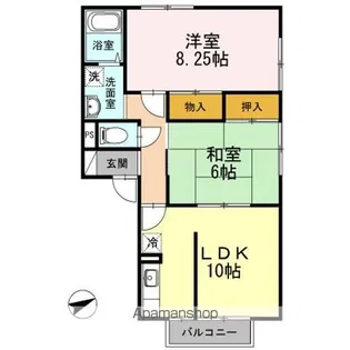 トゥインクルオルメ【2階】の間取り