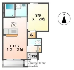 ツインズⅠ【1階】の間取り