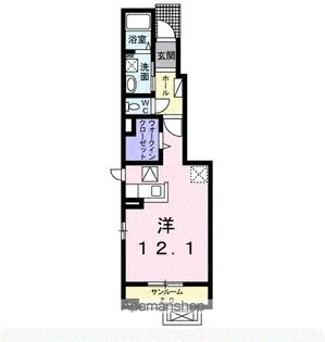 フォルトゥーナ ミシア【1階】の間取り